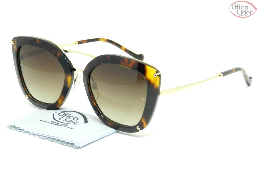 Ana Hickmann AH 3174 g21 54 Acetato Mesclado / Metal Dourado