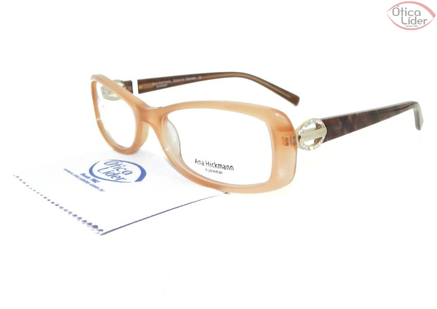 Ana Hickmann AH6119 t15 53 Acetato Rosado Transparente / Mesclado