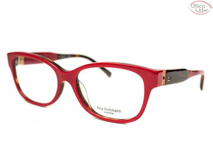 Ana Hickmann AH 6193 c17 53 Acetato Vermelho / Mesclado