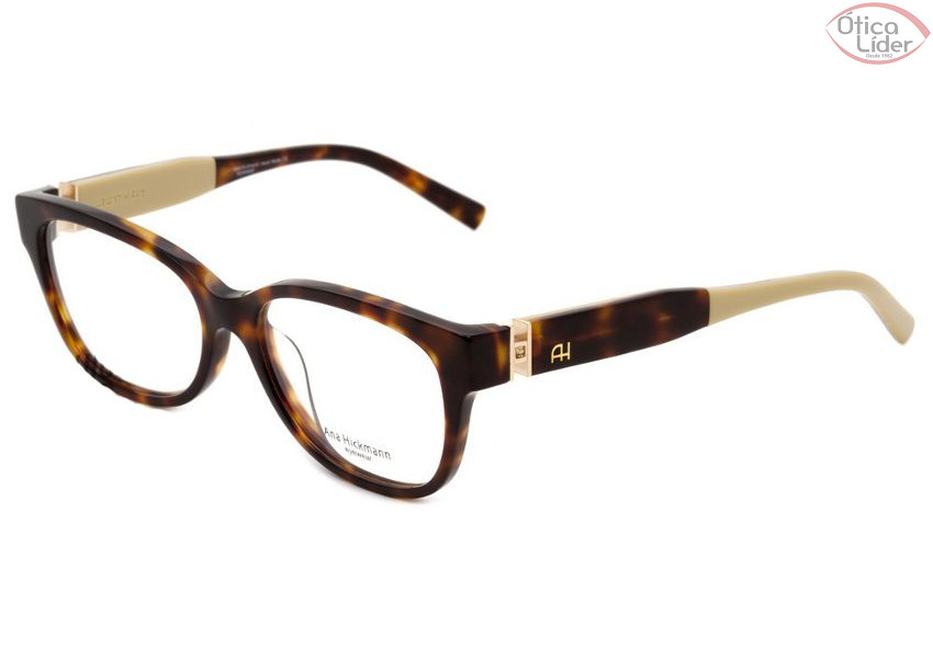 Ana Hickmann AH 6193 g21 53 Acetato Marrom Mesclado