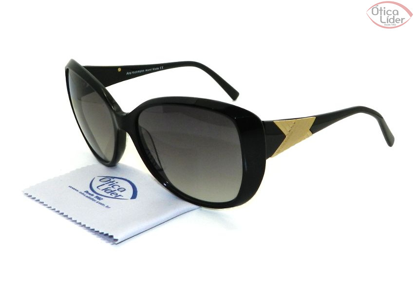 Ana Hickmann AH 9142 a01 58 Acetato Preto