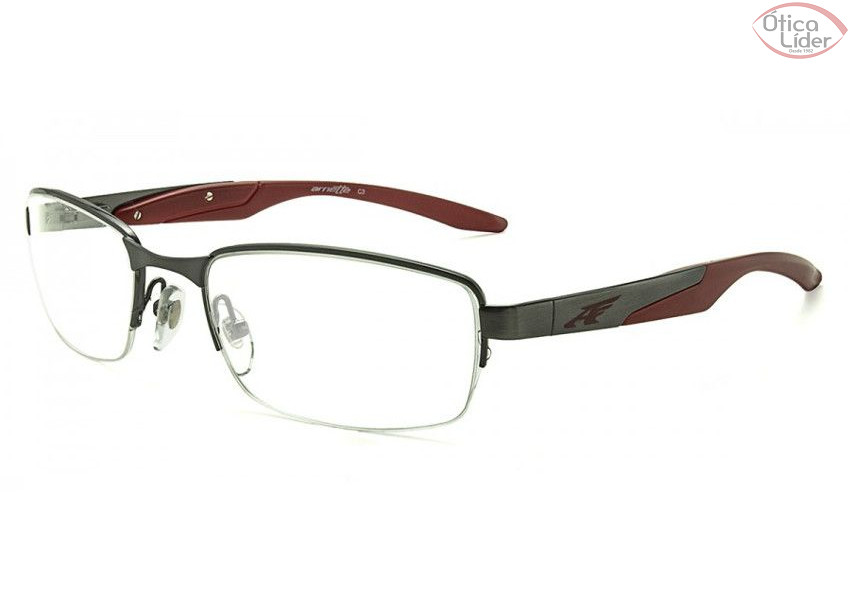 Arnette AN 6037l 637 54 fny Metal Chumbo / Vermelho