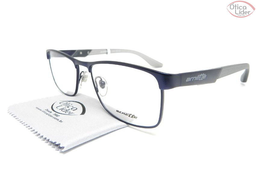 Arnette AN6111l 660 54 Metal Azul / Acetato Cinza