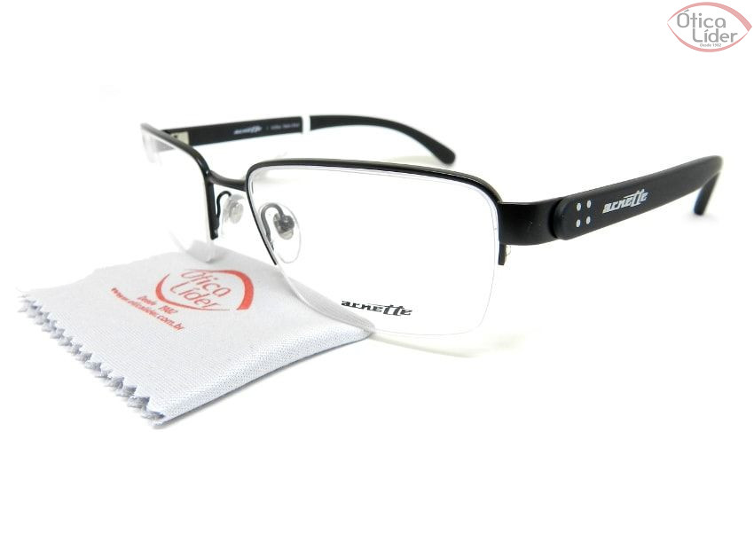 Arnette AN6117l 501 55 fny Metal / Acetato Preto