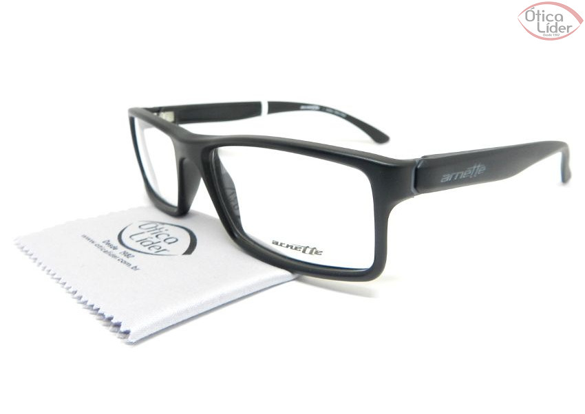 Arnette AN 7070l 01 54 Acetato Preto