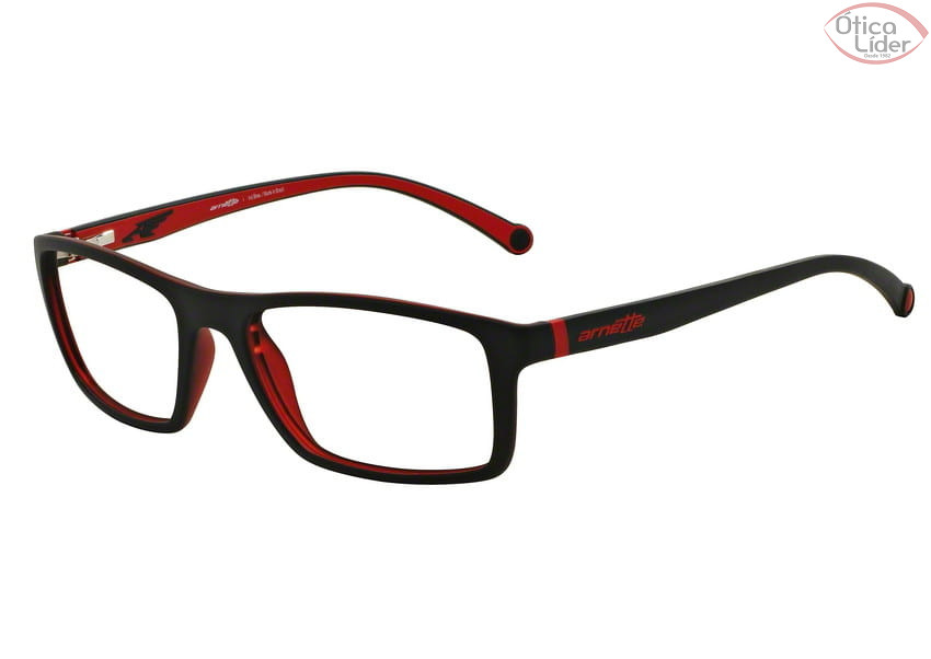 Arnette AN7083l 2294 55 Acetato Preto / Vermelho