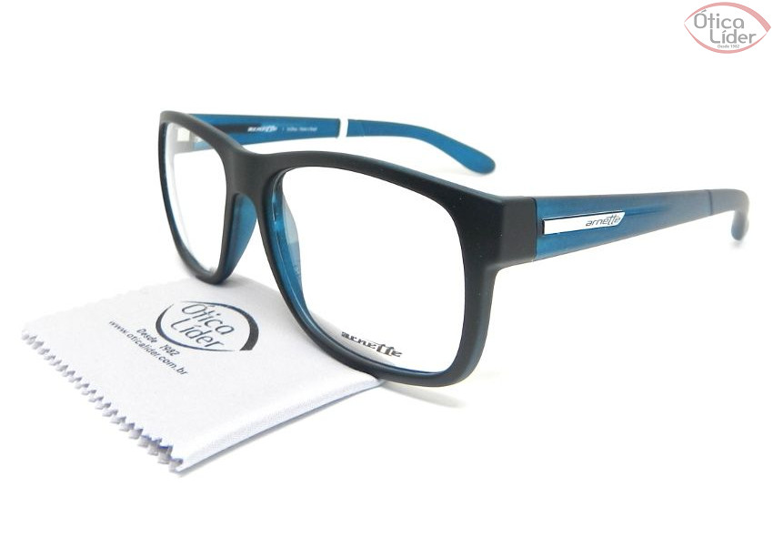 Arnette AN 7093l 2453 55 Acetato Preto / Verde