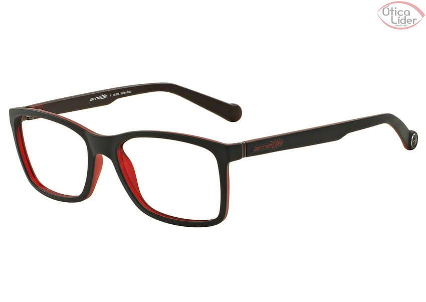 Arnette AN7105l 2316 54 Acetato Preto / Vermelho