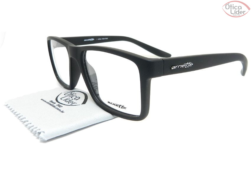 Arnette AN 7109l 447 53 Acetato Preto