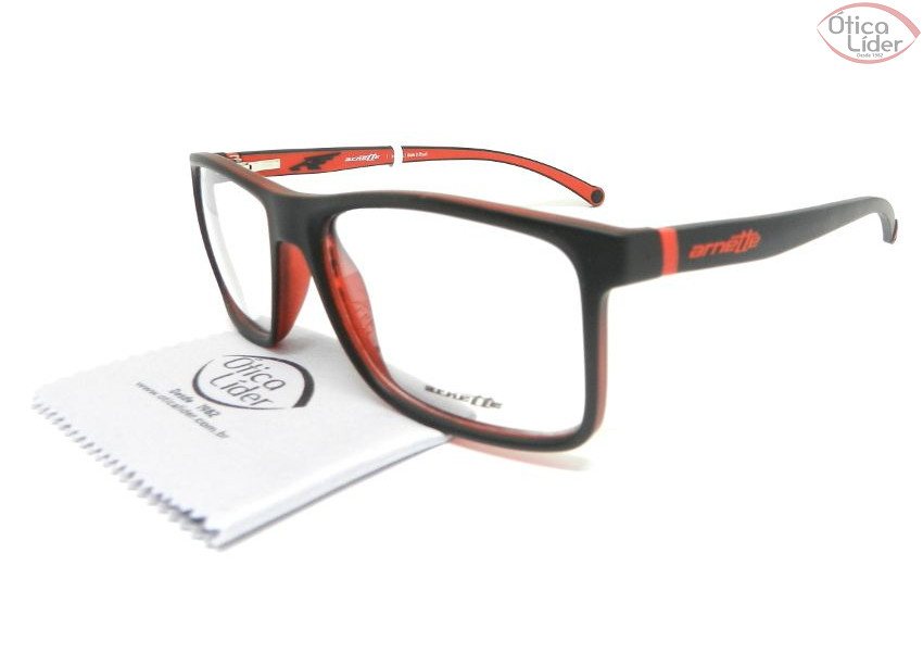 Arnette AN 7113l 2294 54 Acetato Preto / Vermelho
