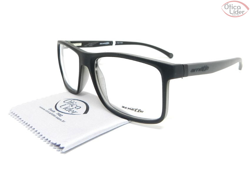 Arnette AN 7113l 2398 54 Acetato Preto / Cinza