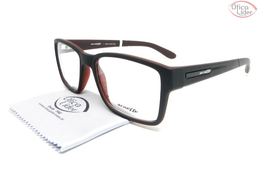 Arnette AN 7115l 2240 53 Acetato Preto / Vermelho