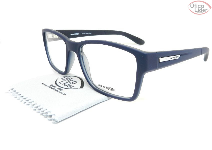 Arnette AN 7115l 2445 53 Acetato Azul Marinho
