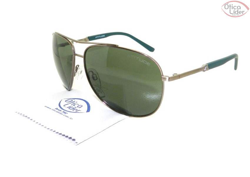 Atitude AT 3145 02b 61 Metal Chumbo / Acetato Verde