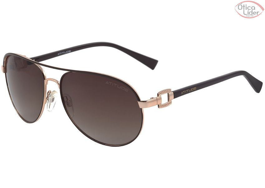 Atitude AT 3159 01a 61 Metal Preto / Dourado