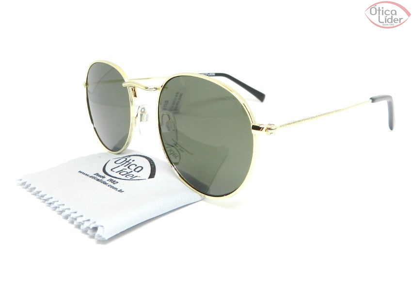 Atitude AT3191 04b 50 Round Metal Dourado
