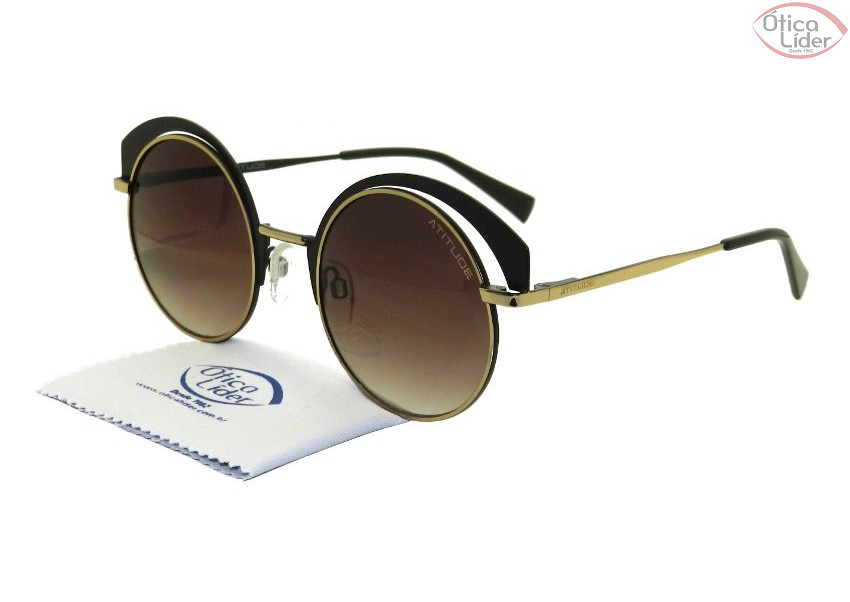 Atitude AT 3177 01a 53 Metal Marrom / Dourado