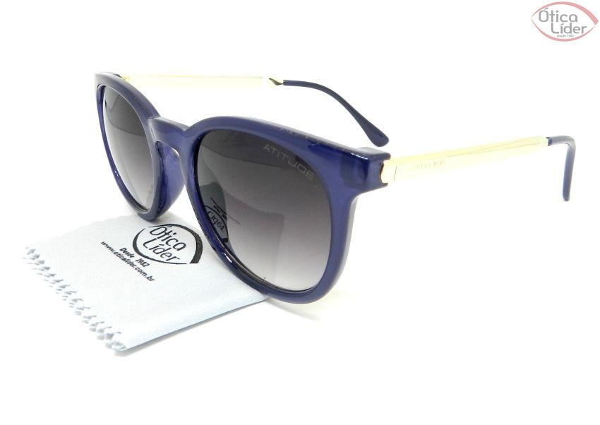 Atitude AT 5220 t03 51 Acetato Azul / Metal Dourado