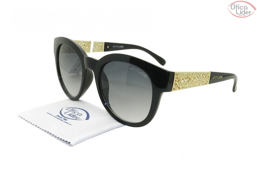 Atitude AT 5286 a01 51 Acetato Preto / Dourado