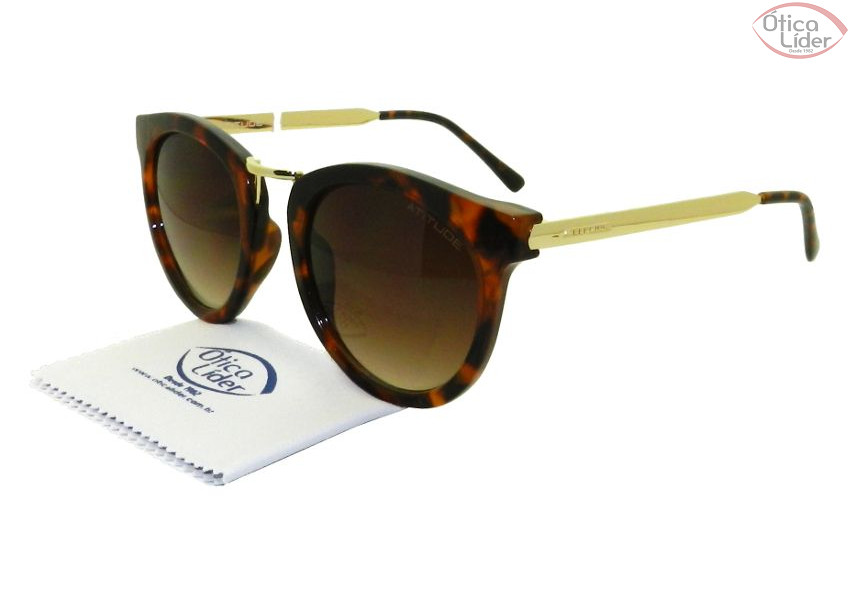 Atitude AT 5288 g21s 52 Acetato Demi / Metal Dourado