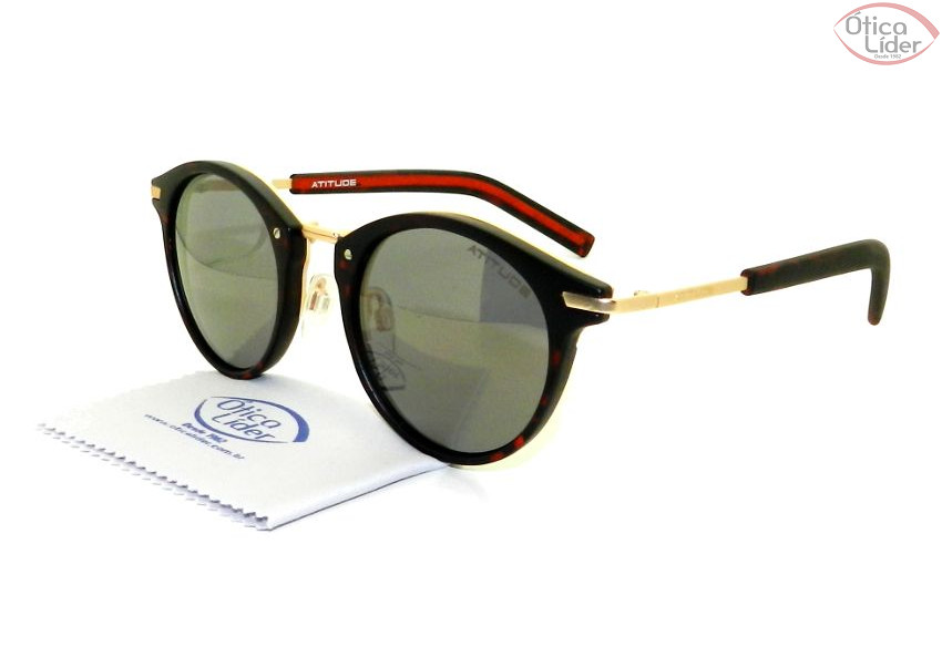 Atitude AT5289 g22 49 Acetato Demi / Metal Dourado