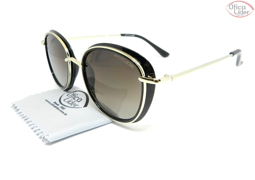 Atitude AT 5339 a01 50 Metal Dourado / Acetato Preto