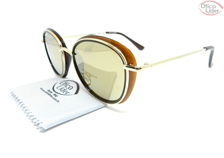 Atitude AT5339 t01 50 Metal Dourado / Acetato Marrom
