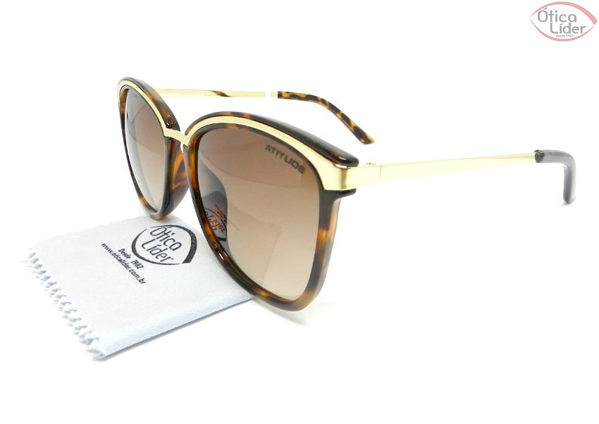 Atitude AT 5341 g21 55 Acetato Demi / Metal Dourado