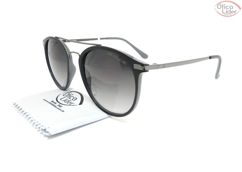 Atitude AT 5345 a02 51 Acetato Preto / Metal Grafite