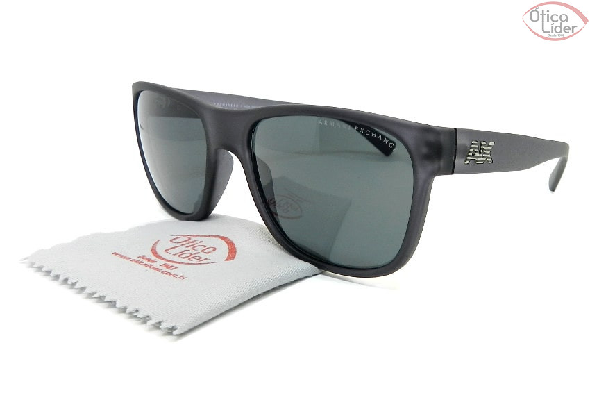 Armani Exchange AX4008l 8020/87 56 Acetato Preto Transparente