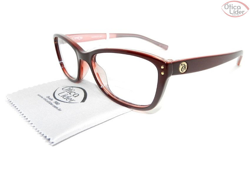 Capricho CP m76 004 814 47 Cat Eye Grilamid Bordô / Rosa