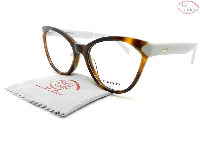 Carmim CRM41441 C2 54 Acetato Havana com Branco