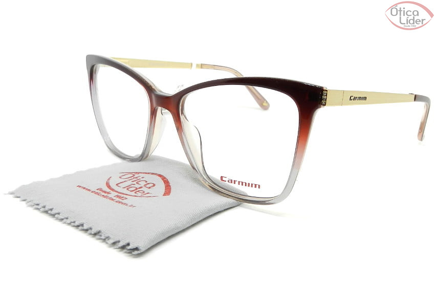 Carmim CRM41504 C3 54 Acetato Bordô / Metal Dourado