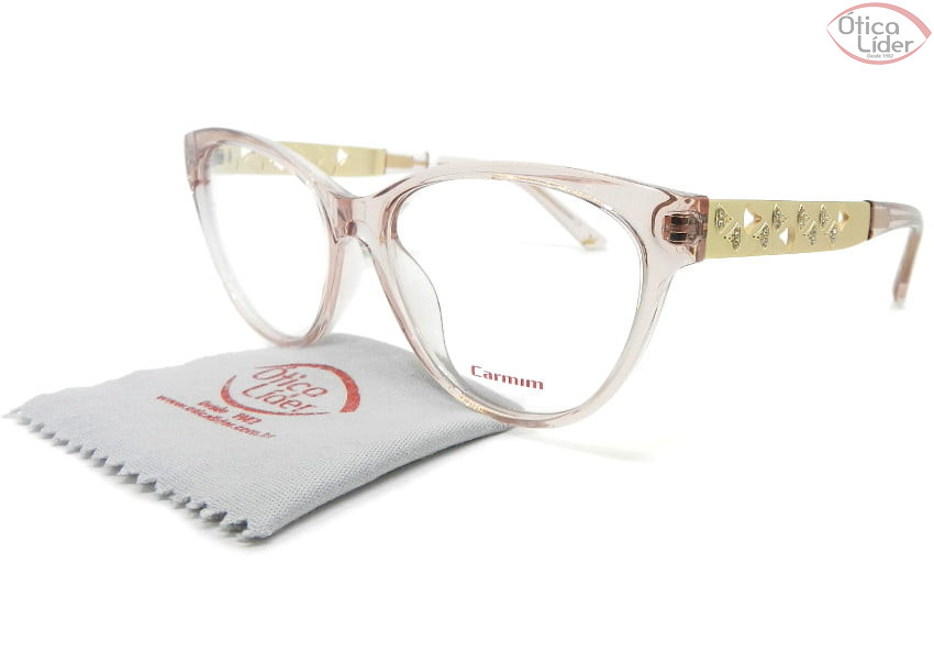 Carmim CRM41875 C5 54 Acetato Rosa Cristal / Metal Dourado