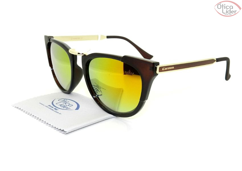 Carmim CRM42169 c7 54 Acetato Marrom / Dourado Espelhado