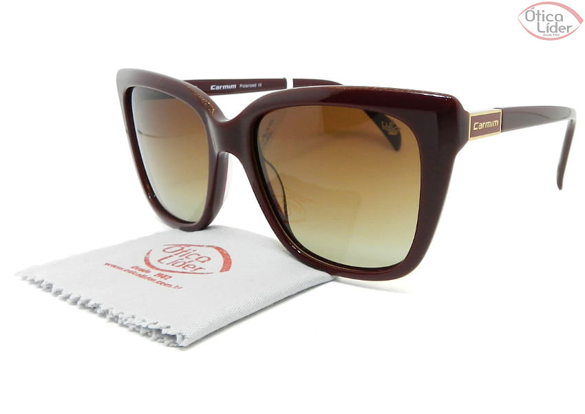 Carmim CRM42282 c4 55 Acetato Bordô / Lente Polarizada