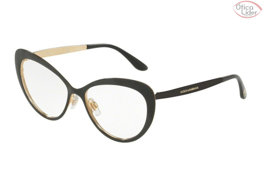 Dolce & Gabbana DG1294 01 54 Metal Preto / Dourado