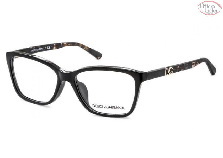 Dolce & Gabbana DG 3153p 2688 52 Acetato Preto / Mesclado