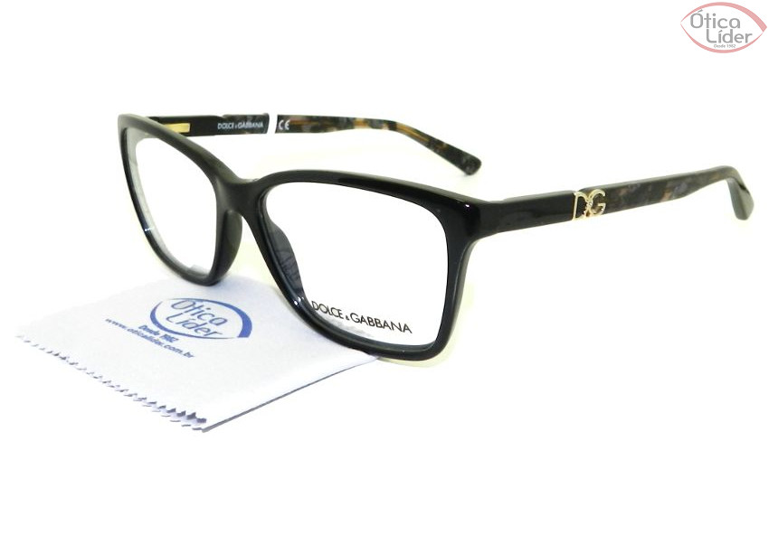 Dolce & Gabbana DG 3153p 2688 54 Acetato Preto / Mesclado