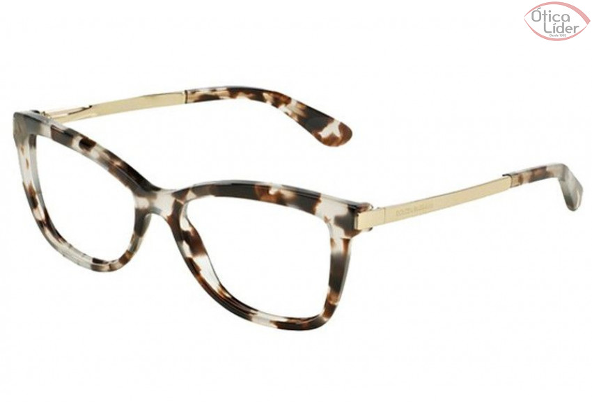 Dolce & Gabbana DG 3218 2888 52 Acetato Mesclado / Dourado