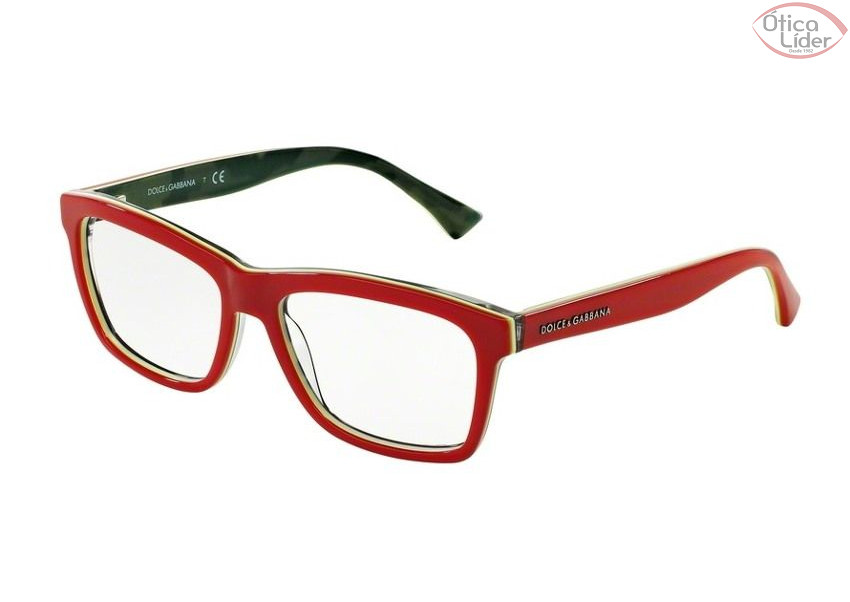 Dolce & Gabbana DG 3235 2960 53 Acetato Vermelho / Verde