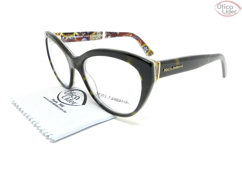 Dolce & Gabbana DG3246 3037 53 Acetato Demi Sicilian Carretto