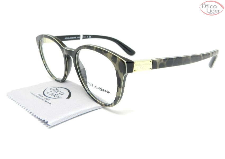 Dolce & Gabbana DG3268 1995 50 Acetato Tigrado / Preto