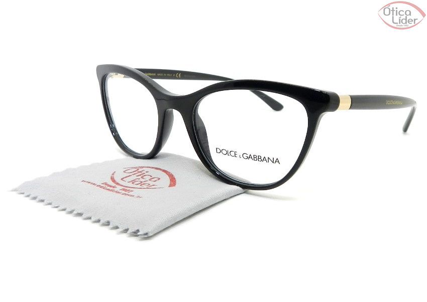 Dolce & Gabbana DG3324 501 52 Acetato Preto