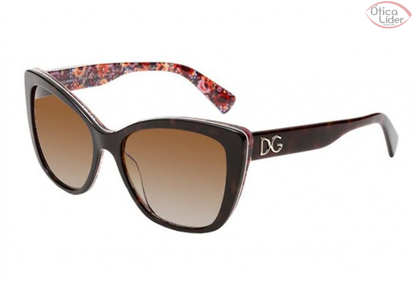Dolce & Gabbana DG 4216 2790/t5 55 Marrom Mesclado Floral