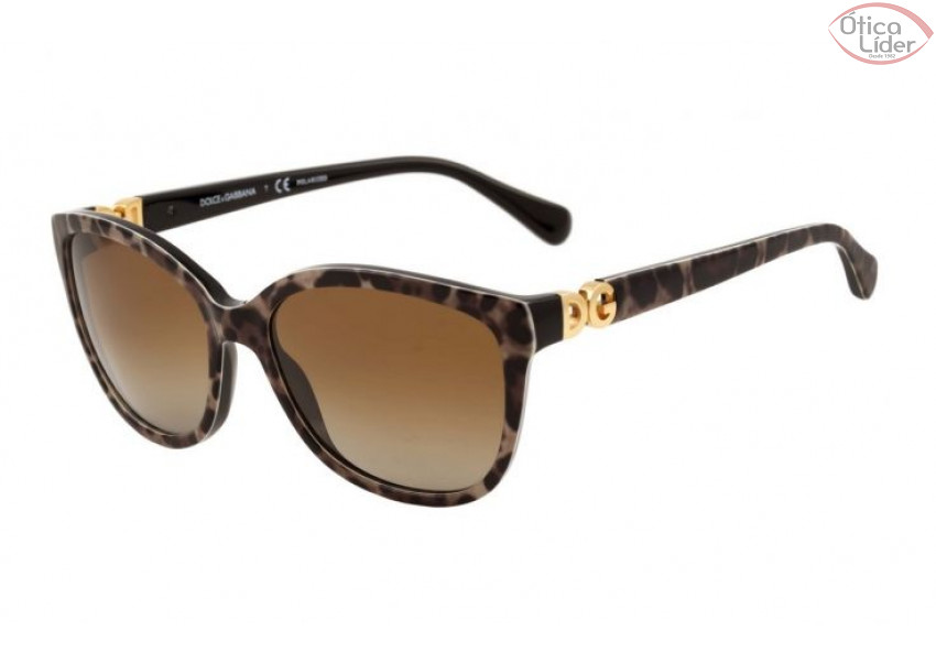 Dolce & Gabbana DG 4258 1995/t5 56 Acetato Tigrado / Dourado