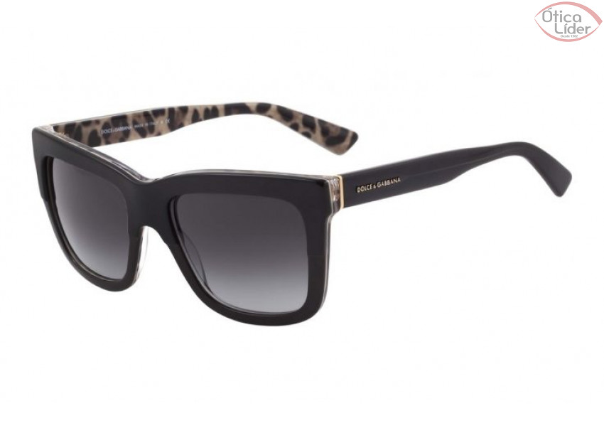 Dolce & Gabbana DG 4262 2857/8g 54 Acetato Preto / Tigrado