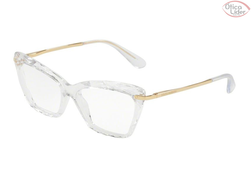 Dolce & Gabbana DG5025 3133 53 Acetato Cristal / Metal Dourado