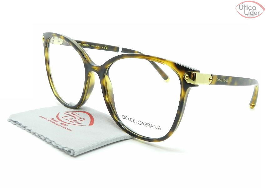 Dolce & Gabbana DG5035 502 55 Acetato Havana / Dourado