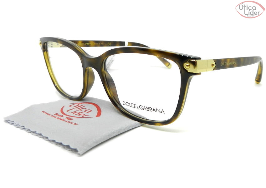 Dolce & Gabbana DG5036 502 53 Acetato Havana / Dourado